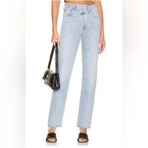 agolde criss cross jeans size 28